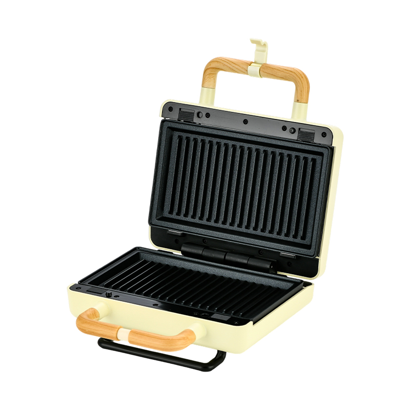 BJX-S003 Grătar pentru sandvici cu 2 felii de 800 W înlocuibil