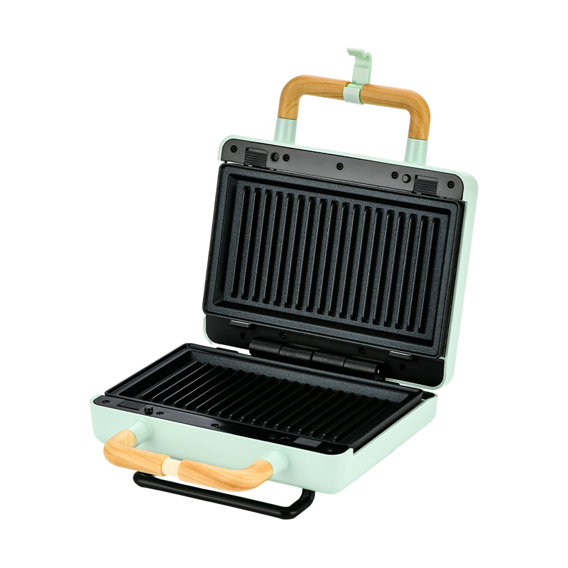 BJX-S003 Grătar pentru sandvici cu 2 felii de 800 W înlocuibil