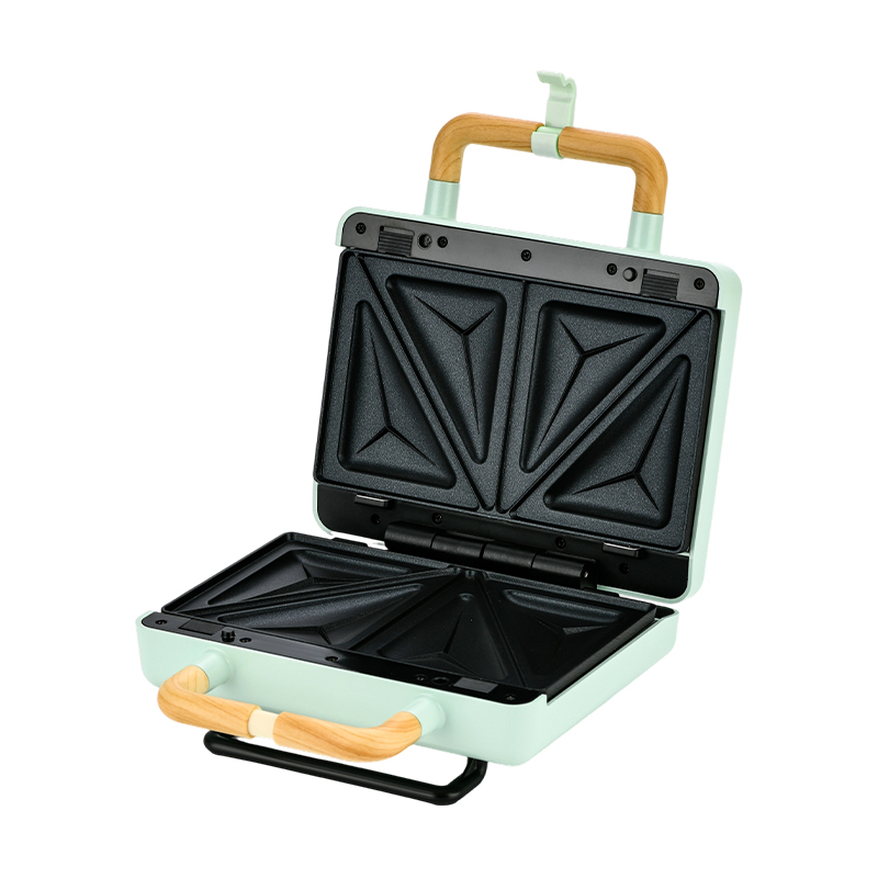 BJX-S003 Grătar pentru sandvici cu 2 felii de 800 W înlocuibil