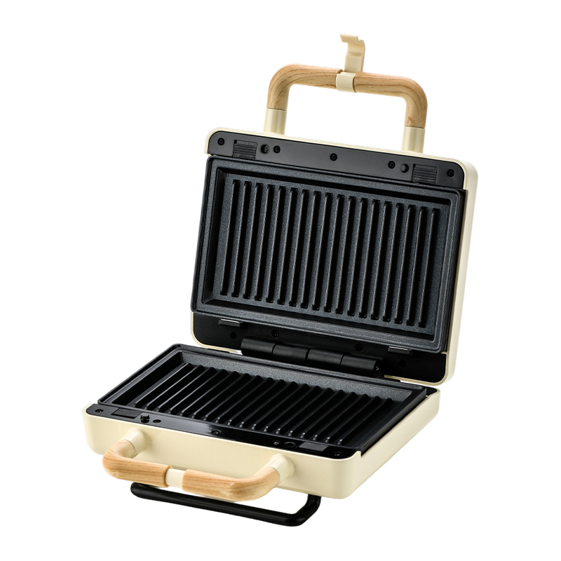 BJX-S003 Grătar pentru sandvici cu 2 felii de 800 W înlocuibil