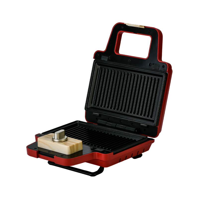 BJX-S008 800W 2 felii cu plăci detașabile Mașină pentru vafei pentru sandvici