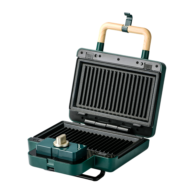 BJX-S016 Cronometru de 15 minute Aparat de vafe multifunctional cu 2 felii