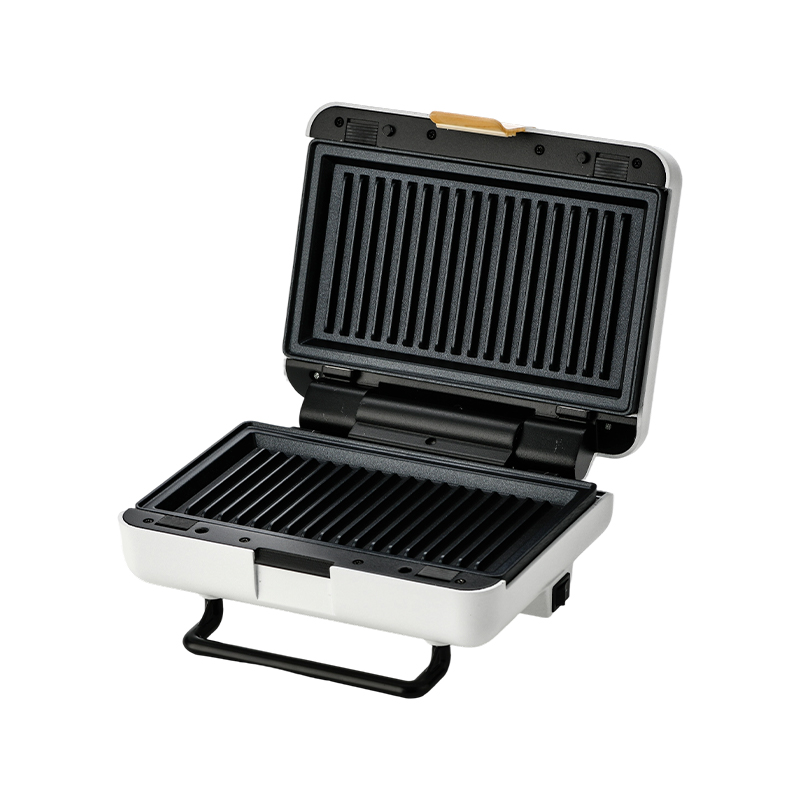 BJX-S025 Mașină de preparare pentru sandwich și grătar cu plăci interschimbabile cu 2 felii, la 180°